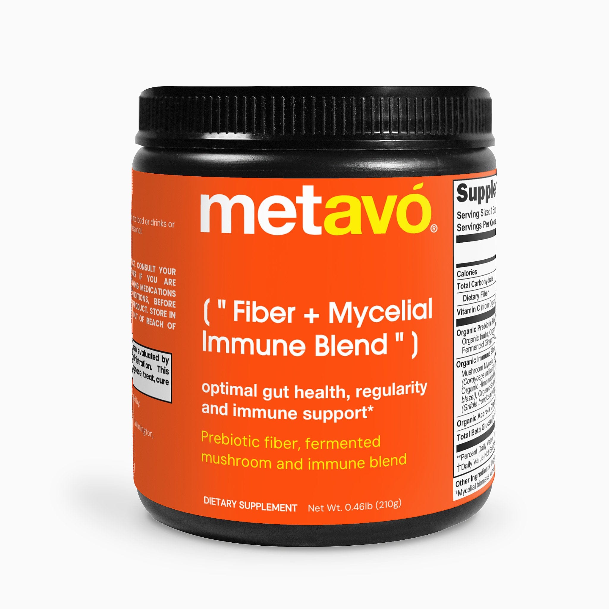 Metavo.com Natural Extracts Fiber and Mycelial Immune Blend