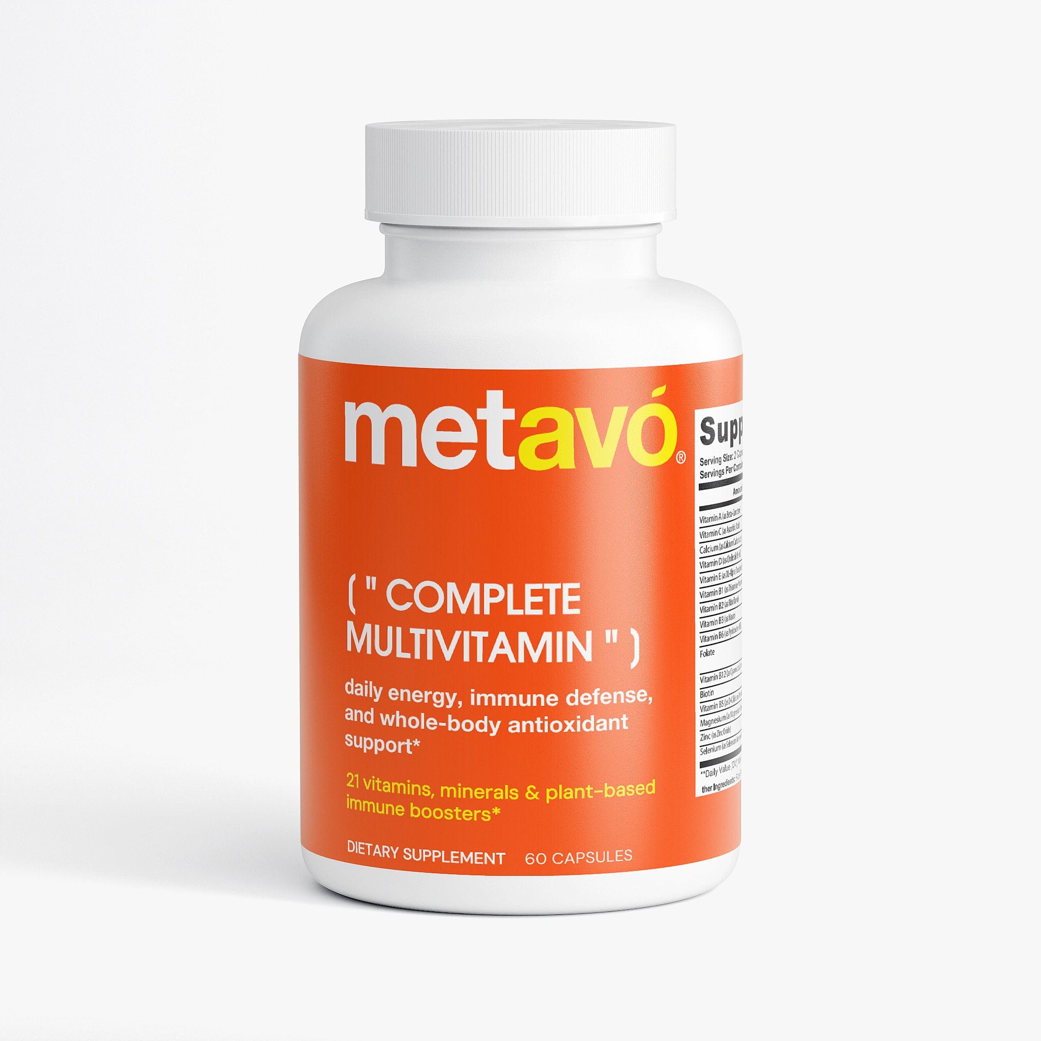 Metavo.com Vitamins & Minerals Complete Multivitamin