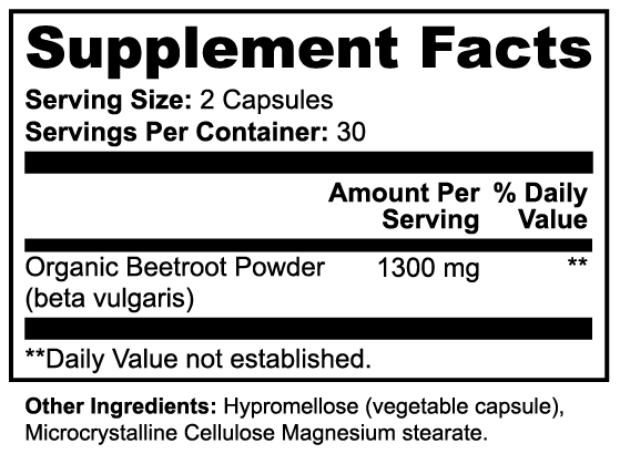 Supliful Natural Extracts Beet Root Powder | 30 Serve
