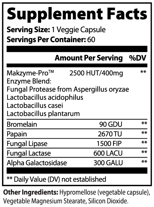 Supliful Specialty Supplements Gas & Bloating Relief | 60 Serve